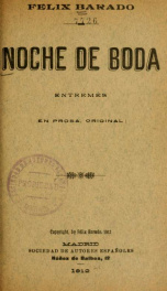 Noche de boda : entremés en prosa_cover