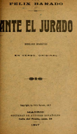 Ante el jurado : monólogo dramático en verso_cover