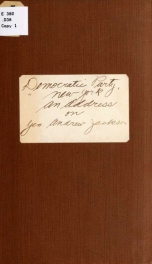 Address of the Republican General committee of young men of the city and county of New-York, friendly to the election of Gen. Andrew Jackson to the Presidency, to the Republican electors of the state of New-York 1_cover