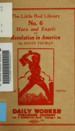 Marx and Engels on revolution in America_cover