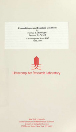 Preconditioning and boundary conditions_cover