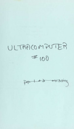 An overview of the NYU ultracomputer project_cover
