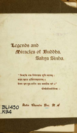 Legends and miracles of Buddha, Skaya Sinha pt.1_cover