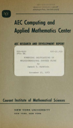 Numerical calculations of multidimensional shocked flows_cover