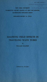 Magnetic field effects in traveling wave tubes_cover