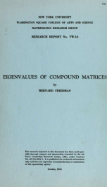 Eigenvalues of compound matrices_cover