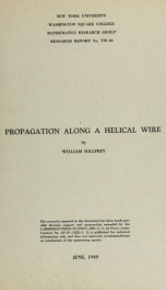 Propagation along a helical wire_cover