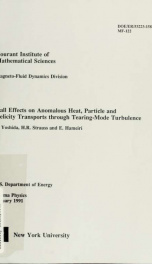 Hall effects on anomalous heat, particle and helicity transports through tearing-mode turbulence_cover