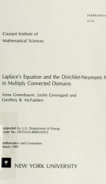 Laplace's equation and the Dirichlet-Neumann map in multiply connected domains_cover