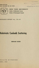 Relativistic Coulomb scattering_cover