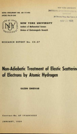 Non-adiabatic treatment of elastic scattering of electrons by atomic hydrogen_cover