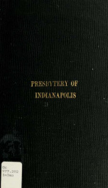 History of the Presbytery of Indianapolis_cover