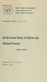 On the formal theory of collision and reaction processes_cover