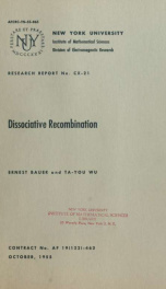 Dissociative recombination_cover