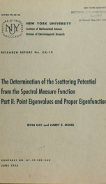 The determination of the scattering potential from the spectral measure function. Part II_cover