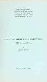 Self-consistent field equations for H2 and H3_cover