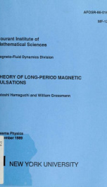 Theory of long-period magnetic pulsations_cover