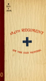 History of the 184th Regiment, New York State Volunteers 2_cover