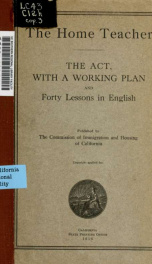 The home teacher. The act, with a working plan and forty lessons in English_cover