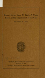 Brevet Major Isaac N. Earl: a noted scout of the Department of the Gulf 1_cover