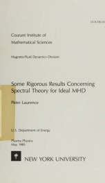 Some rigorous results concerning spectral theory for ideal MHD_cover