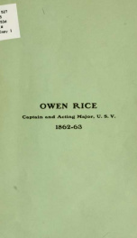 Owen Rice, Christian, scholar and patriot; a genealogical, biographical and historical memoir_cover