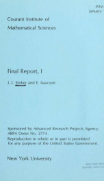 Final report, I_cover