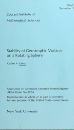 Stability of geostrophic vortices on a rotating sphere_cover