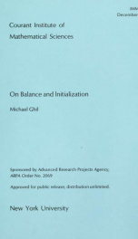 On balance and initialization_cover