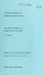 The brink depth of a supercritical overfall_cover