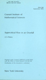 Supercritical flow in an overfall_cover