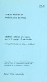 Sperner families, s-systems, and a theorem of Meshalkin_cover