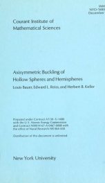 Axissymmetric buckling of hollow spheres and hemispheres_cover