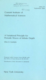 A variational principle for periodic waves of infinite depth_cover