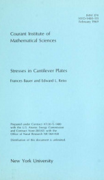 Stresses in cantilever plates_cover