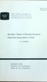 Boundary values of potential functions prescribed along interior paths_cover