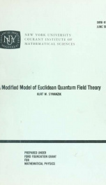 A modefied model of Euclidean quantum field theory_cover