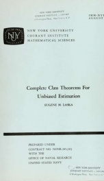 Complete class theorems for unbiased estimation_cover