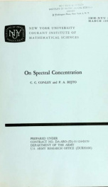 On spectral concentration_cover