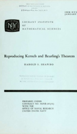 Reproducing kernels and Beurling's theorem_cover