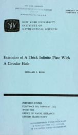 Extension of a thick infinite plate with a circular hole_cover