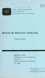 Spaces of Riemann surfaces as bounded domains_cover