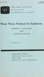 Water waves produced by explosions_cover