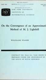 On the convergence of an approximation method of M.J. Lighthill_cover