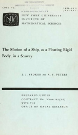 The motion of a ship, as a floating rigid body in a seaway_cover
