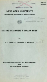 Floating breakwaters in shallow water_cover