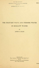 The solitary wave and periodic waves in shallow water_cover