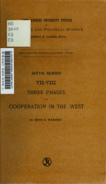 Three phases of coöperation in the West_cover