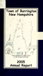 Annual report of the Town of Barrington, New Hampshire 2005_cover