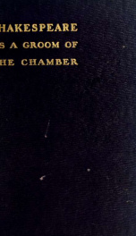 Shakespeare as a groom of the Chamber_cover